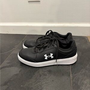 Under Armour Kids Black and White Sneakers
